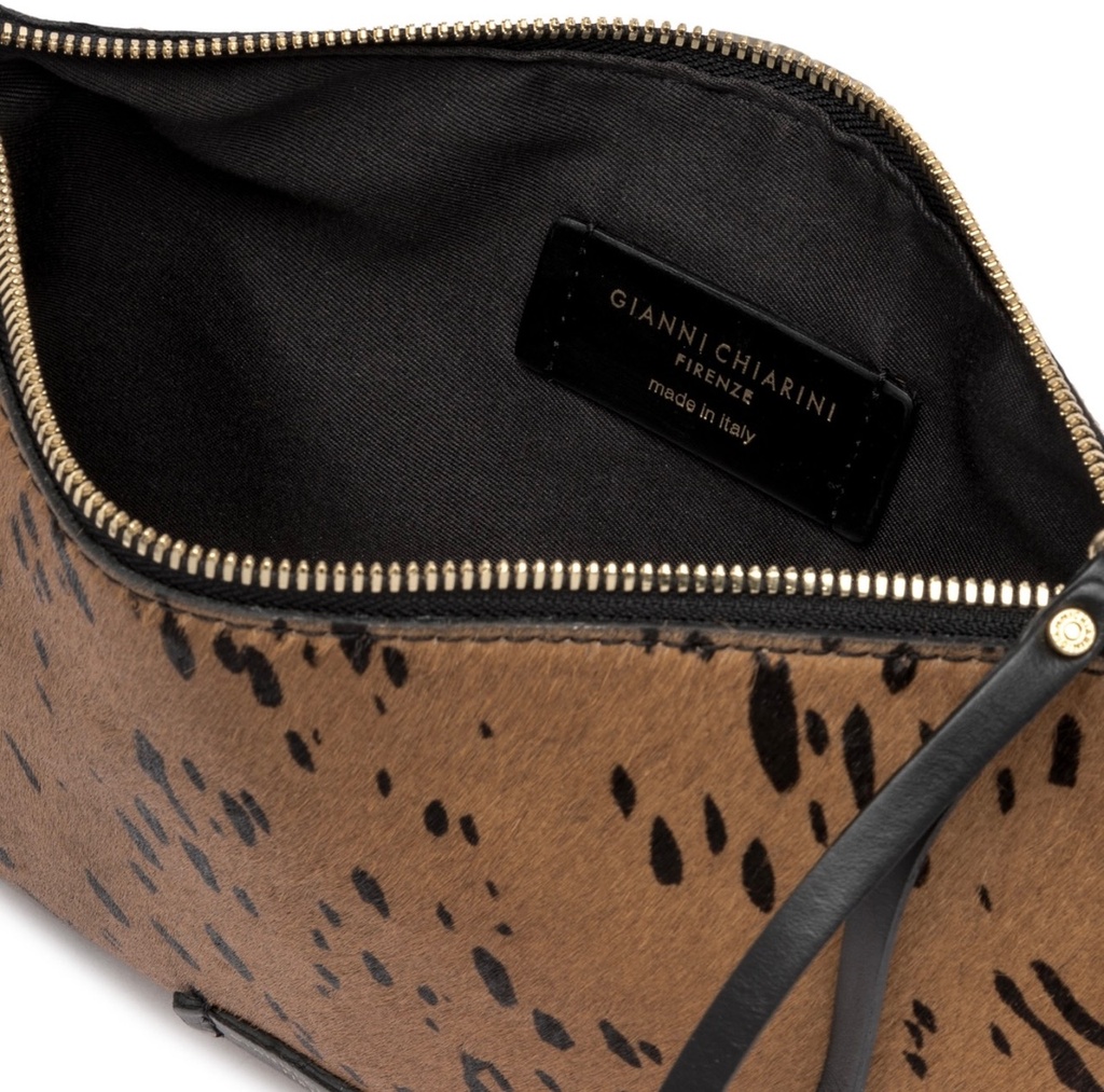 SAC GIANNI CHIARINI POCHETTE PEAU TACHE 