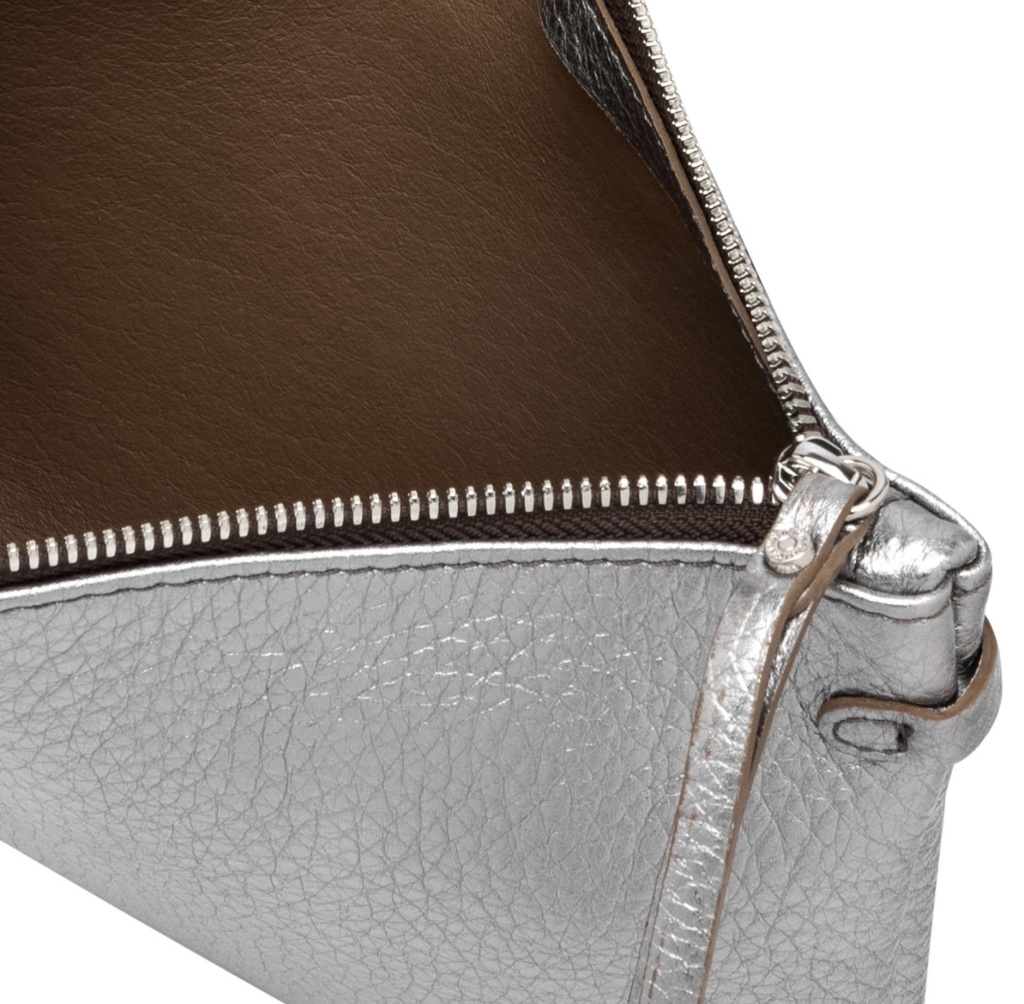 SAC POCHETTE GIANNI CHIARINI ARGENT