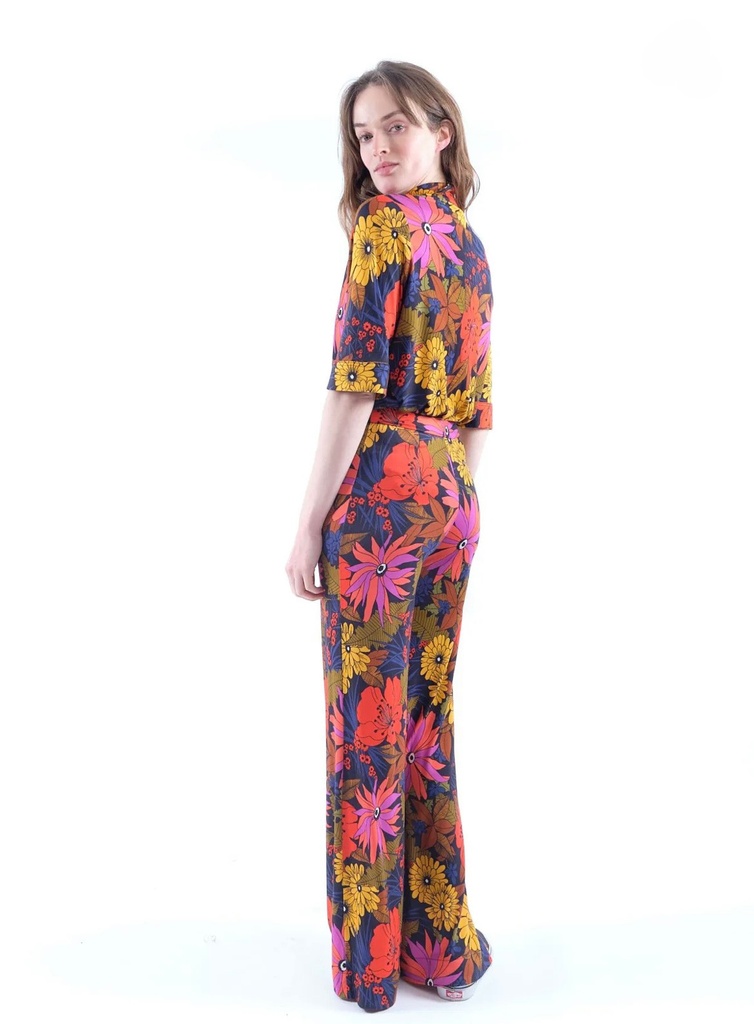 LA PRESTIC OUIS PANTALON FLEURS