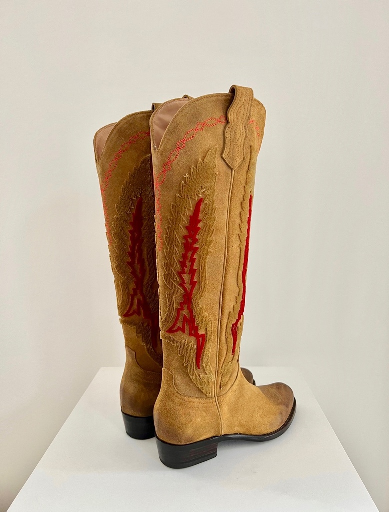 DAMY KNEW  BOTTES HAUTES JAUNE
