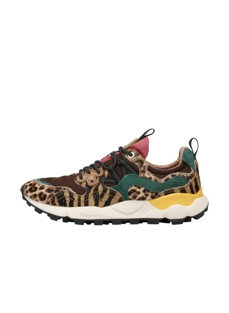 FLOWER MONTAIN BASKET LEOPARD