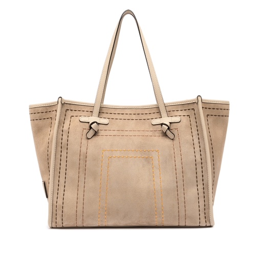 MARCELLA CABAS DAIM PIQUE BEIGE